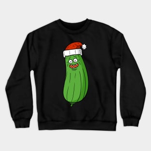 Christmas pickle. ugly Christmas design. Crewneck Sweatshirt